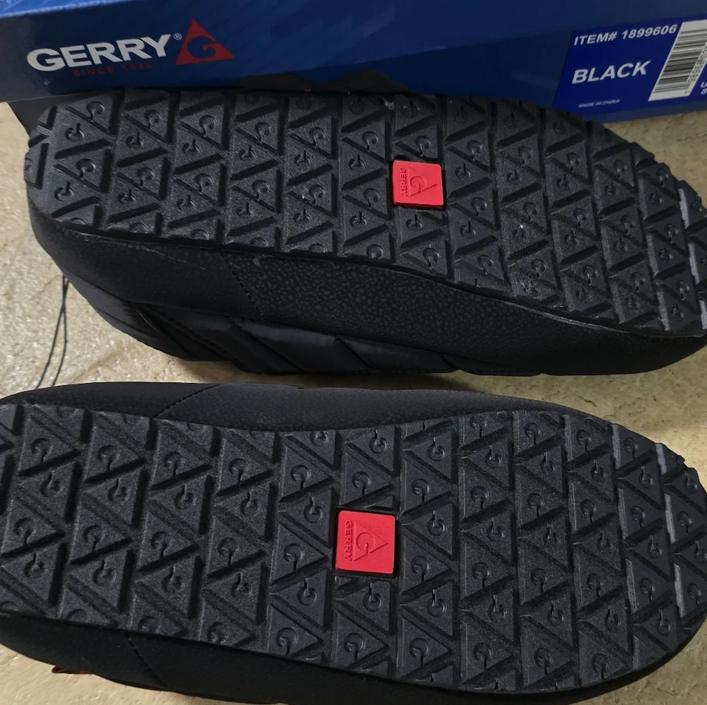 Gerry Weber Men's Black Quilted Slip-Ons